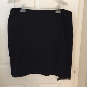 Black Wrap Skirt Sz 16